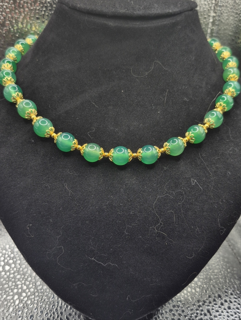 Verde Onyx Beaded Necklace